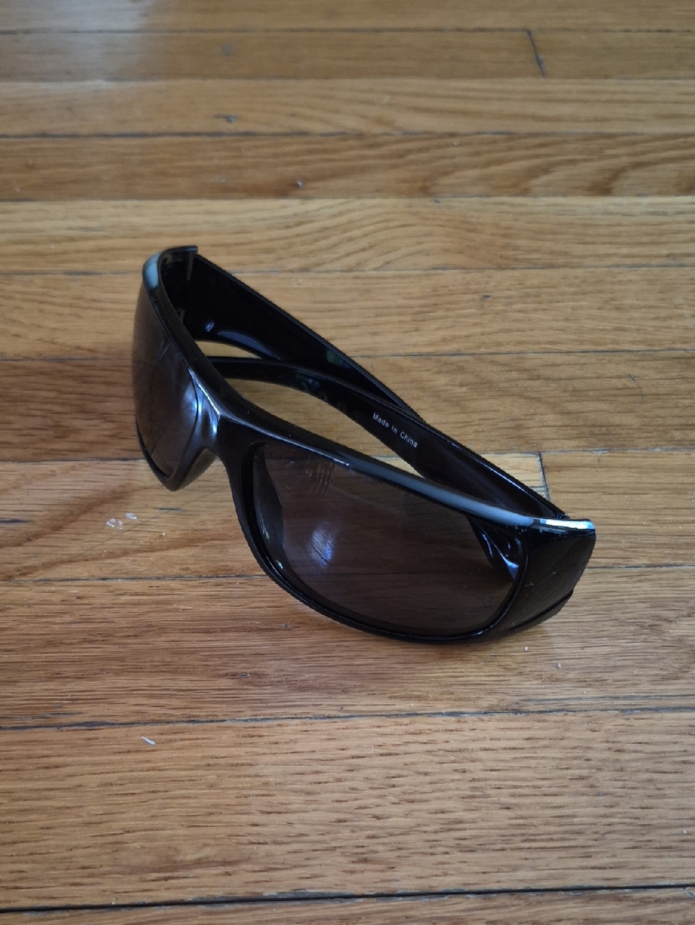 Black Wraparound Sunglasses
